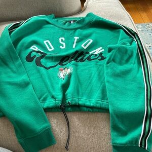 Celtics cropped sweatshirt